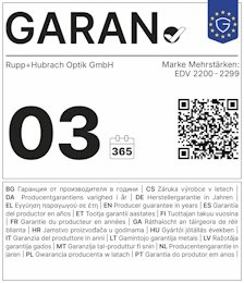 GARAN 3 Jahre Mehrstärken